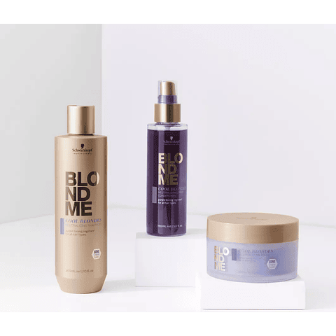 Shampoo BLONDME Neutralizante Cool para rubios fríos 300 ML