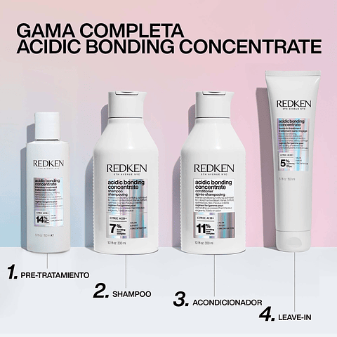 Shampoo ABC Reparación Total Acidic Bonding Concentrate 300 ML