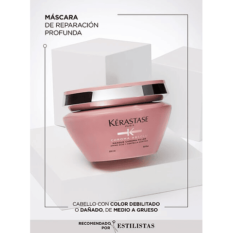 Máscara Nutrición Profunda Cabello Con Color Masque Chroma Filler Chroma Absolu 200ml