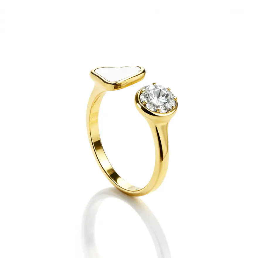 Anel Afeto Dourado 1