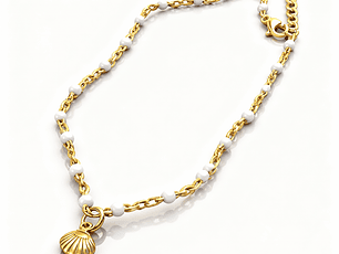 Tornozeleira Aluna Dourada