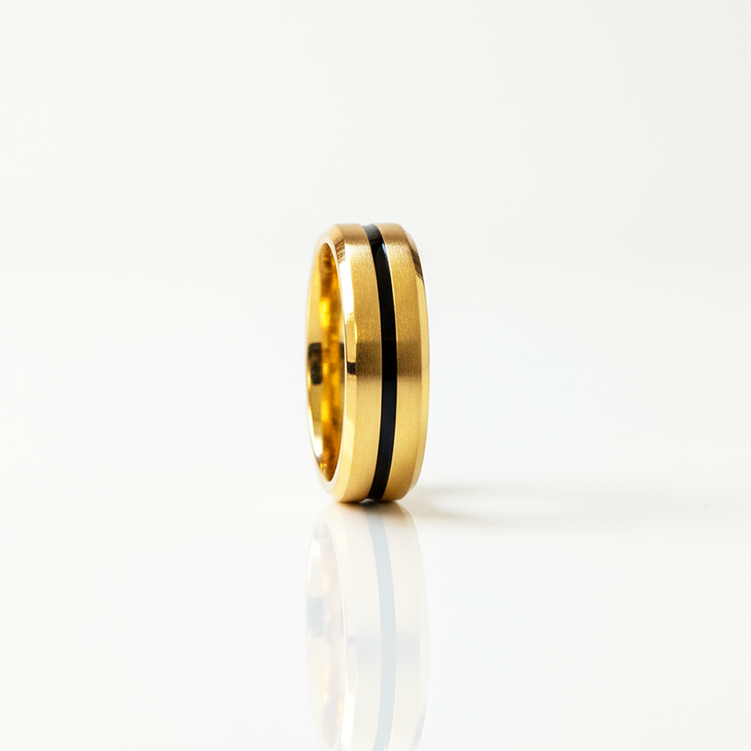 Anel Ares Dourado Masculino 1