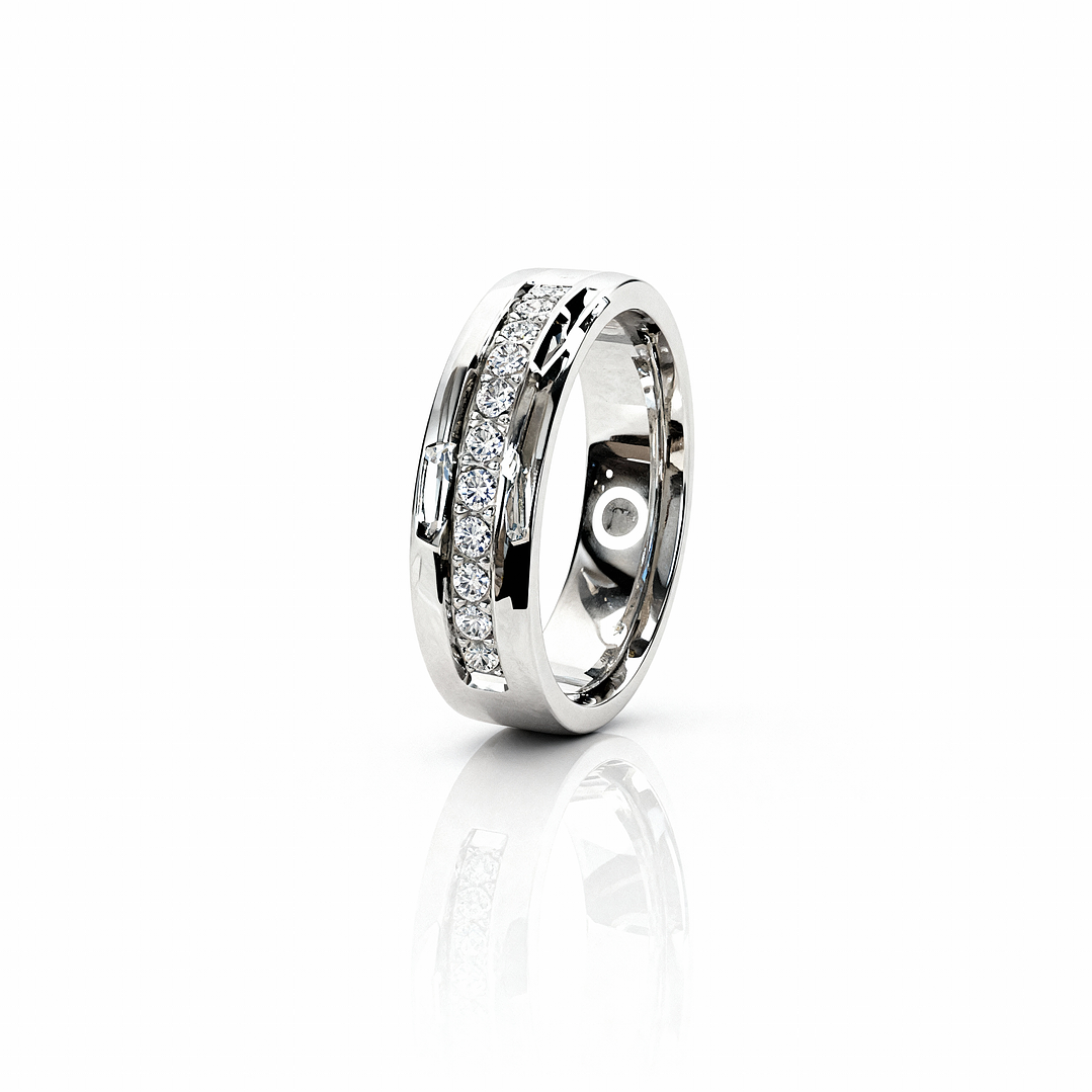 Anel Bellagio Prateado 1