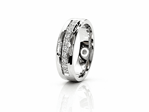 Anel Bellagio Prateado