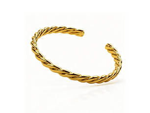 Bracelete Twist Dourado