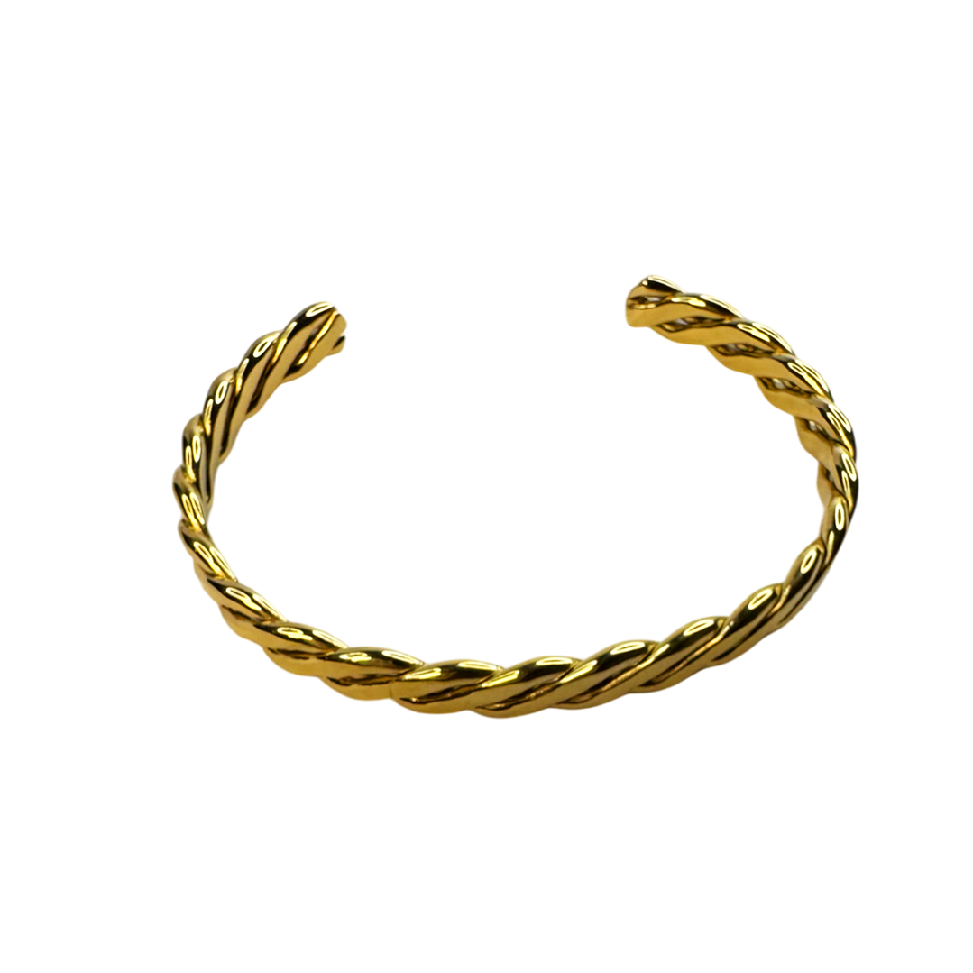 Bracelete Twist Dourado 2