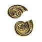 Brinco Caracol Espiral Dourado - thumbnail 2