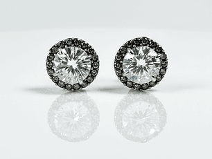 Brinco Cisne Prateado