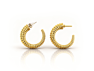 Brinco Dália Dourado