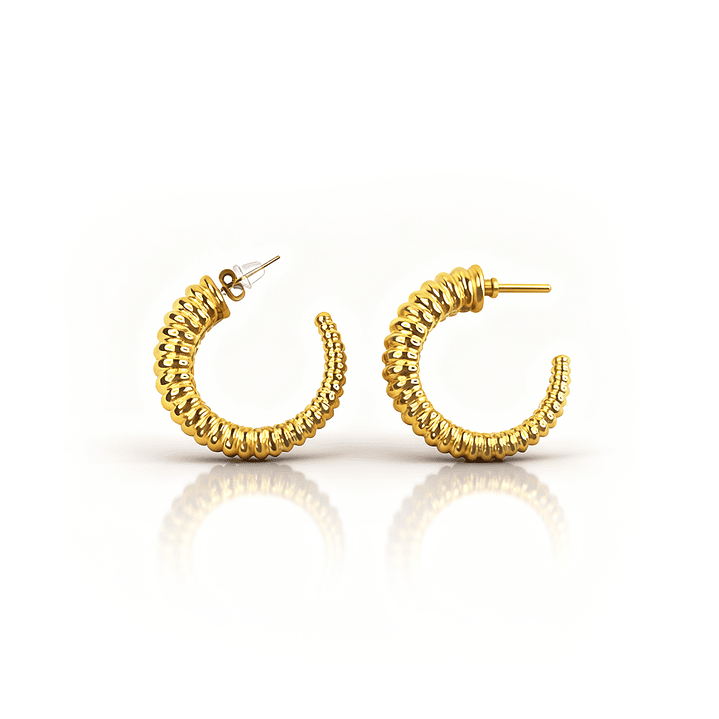 Brinco Dália Dourado 1