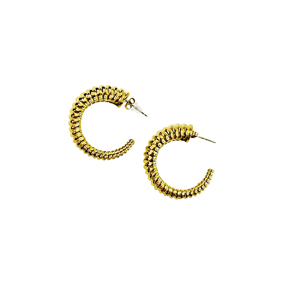 Brinco Dália Dourado 2