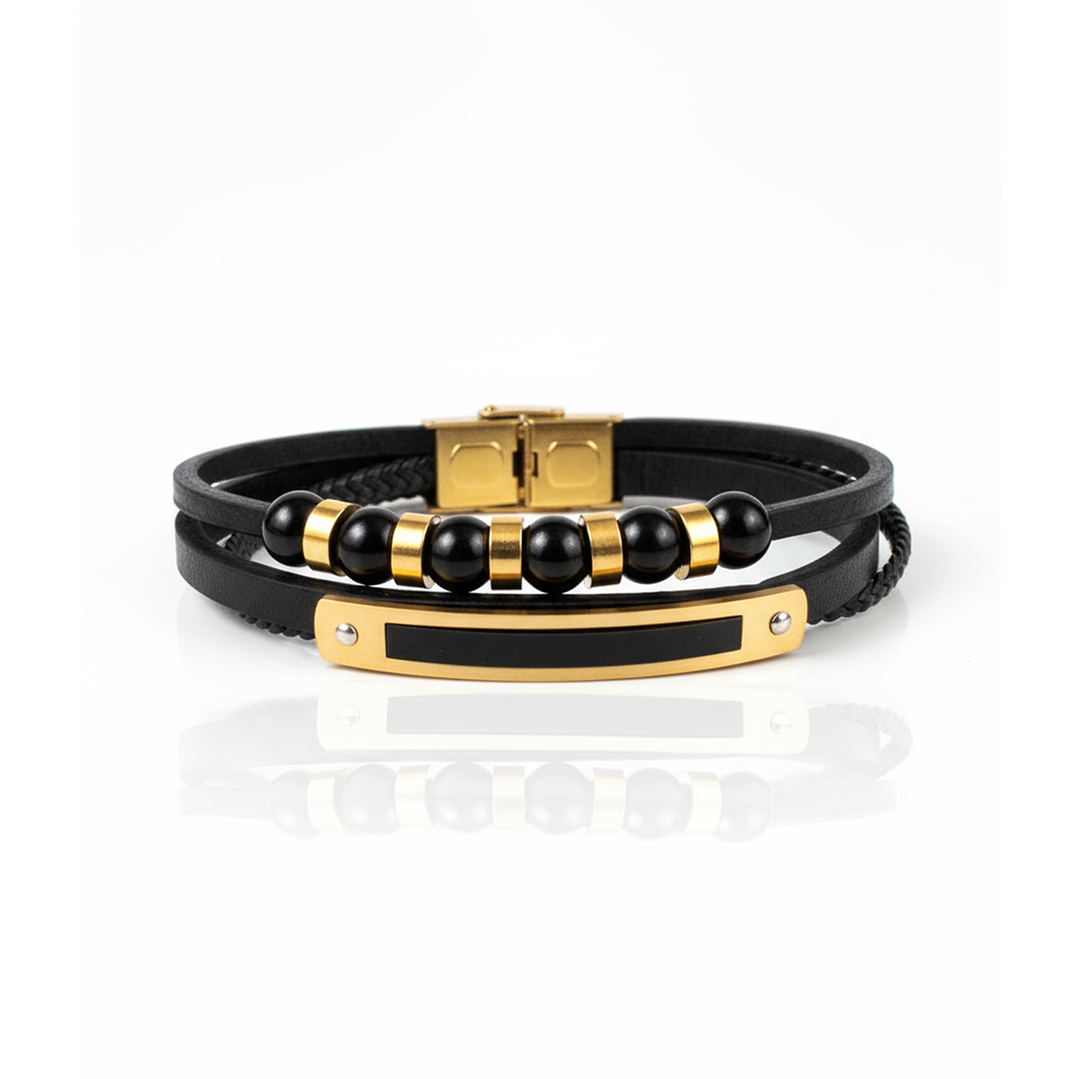 Pulseira Arse Dourada Masculina 1