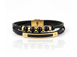 Pulseira Arse Dourada Masculina