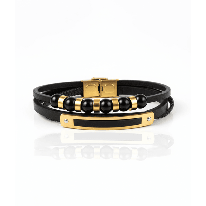 Pulseira Arse Dourada Masculina 1