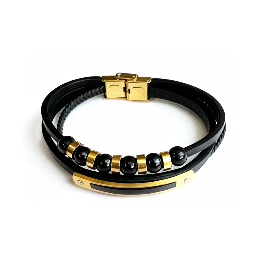 Pulseira Arse Dourada Masculina 2