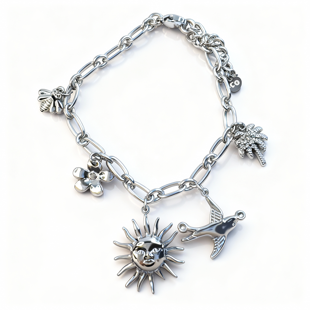 Pulseira Solar Prateada 1