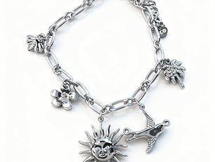 Pulseira Solar Prateada