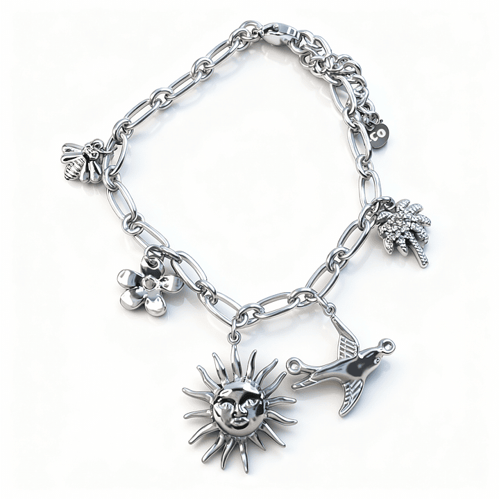 Pulseira Solar Prateada 1