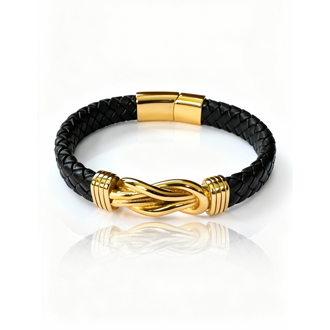 Pulseira Vínculo Dourado Masculina 1