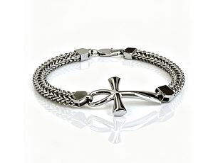 Pulseira Vita Prateada Masculina