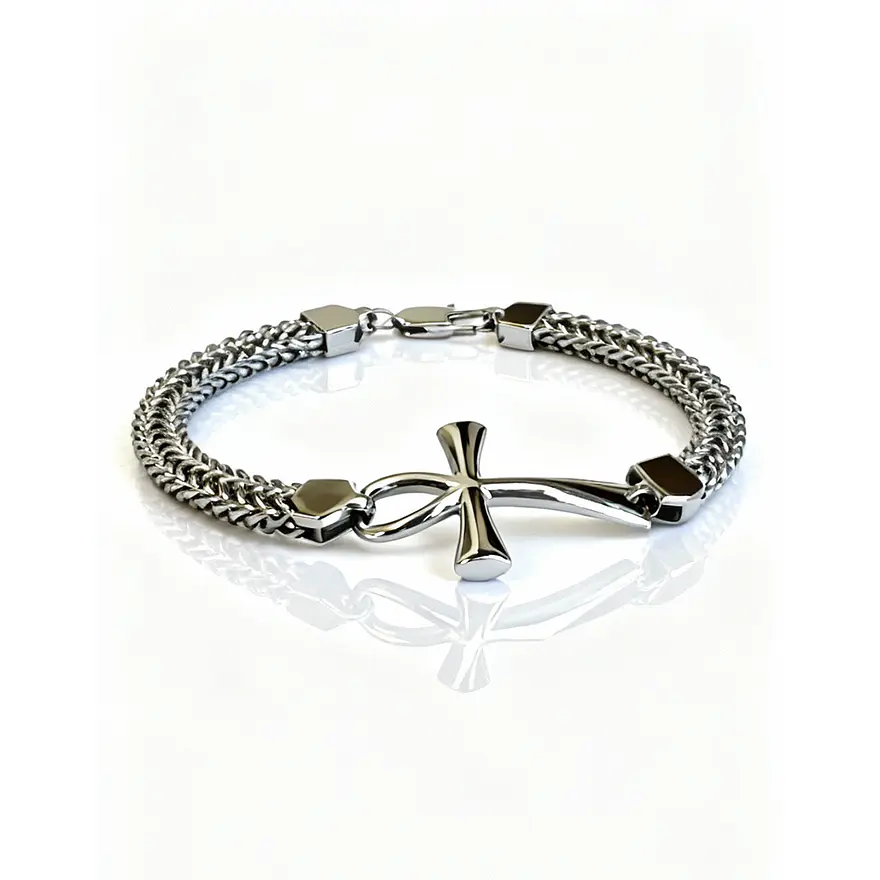 Pulseira Vita Prateada Masculina 1