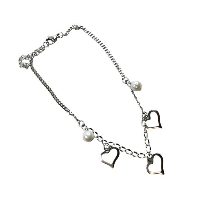 Tornozeleira Avelle Prateada 2