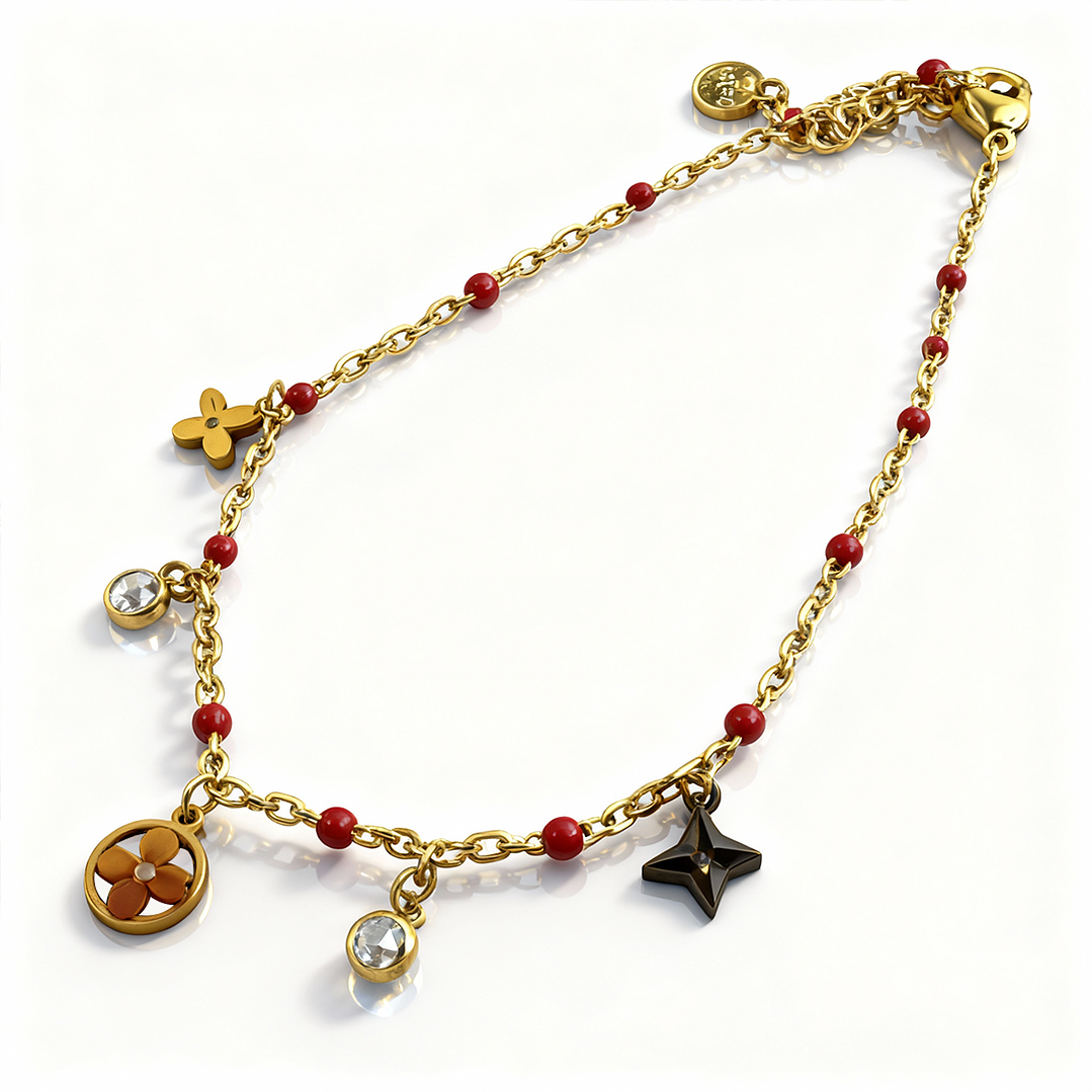 Tornozeleira Aylin Dourada 1