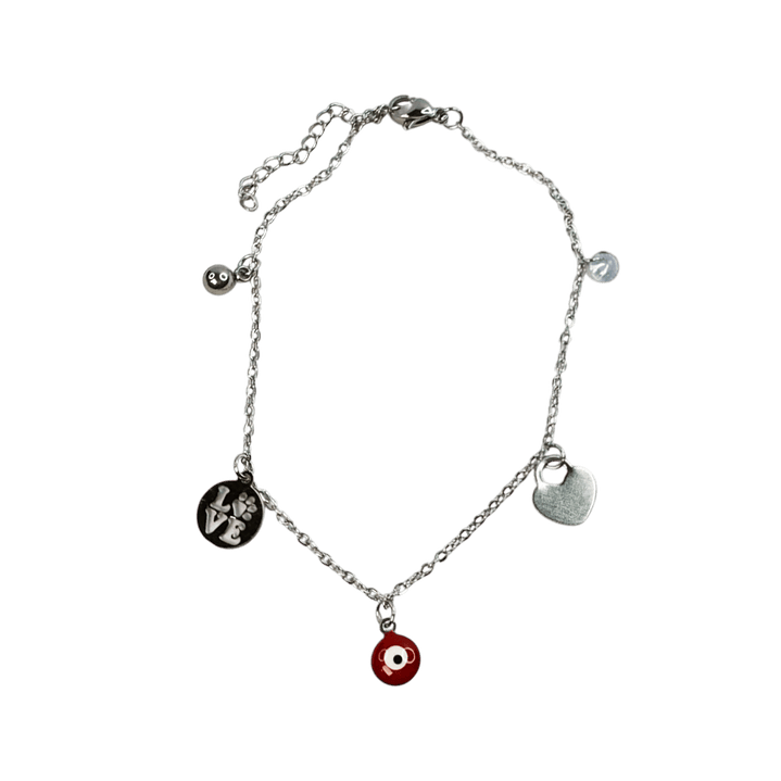 Tornozeleira Mood Prateada 2