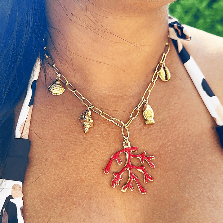 Colar Coral Encanto 2