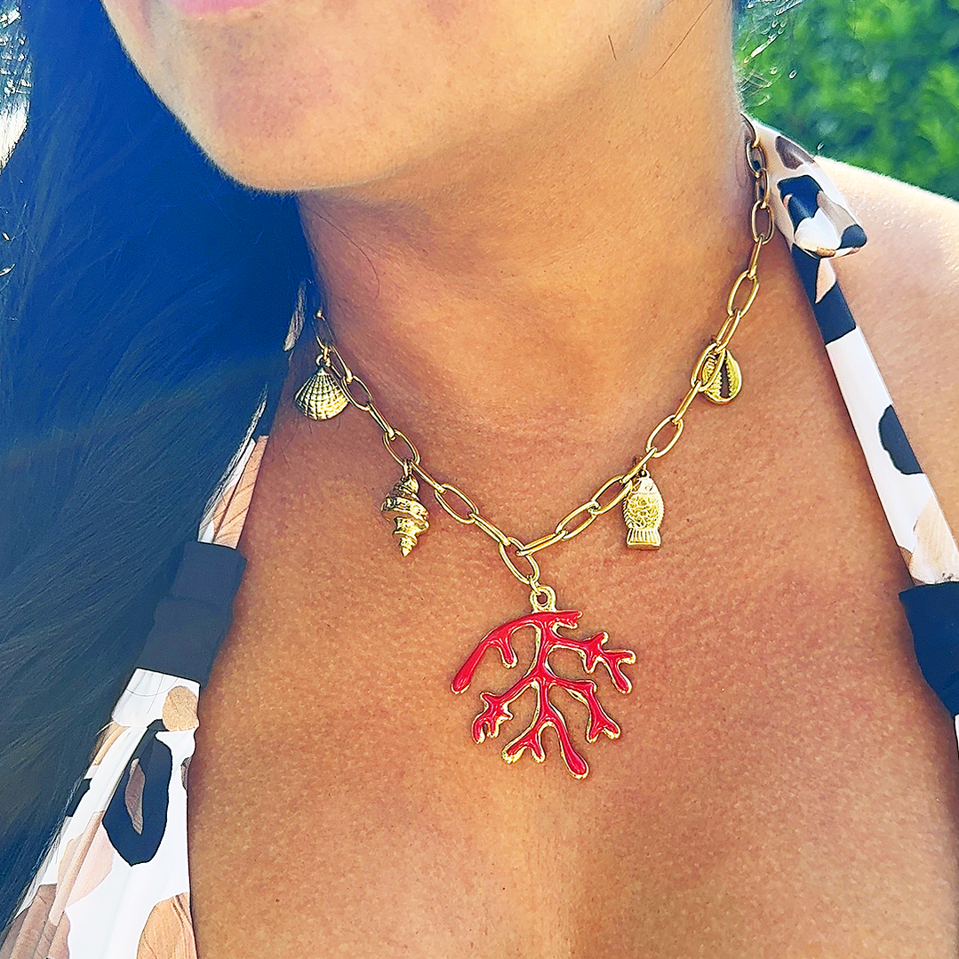 Colar Coral Encanto 3