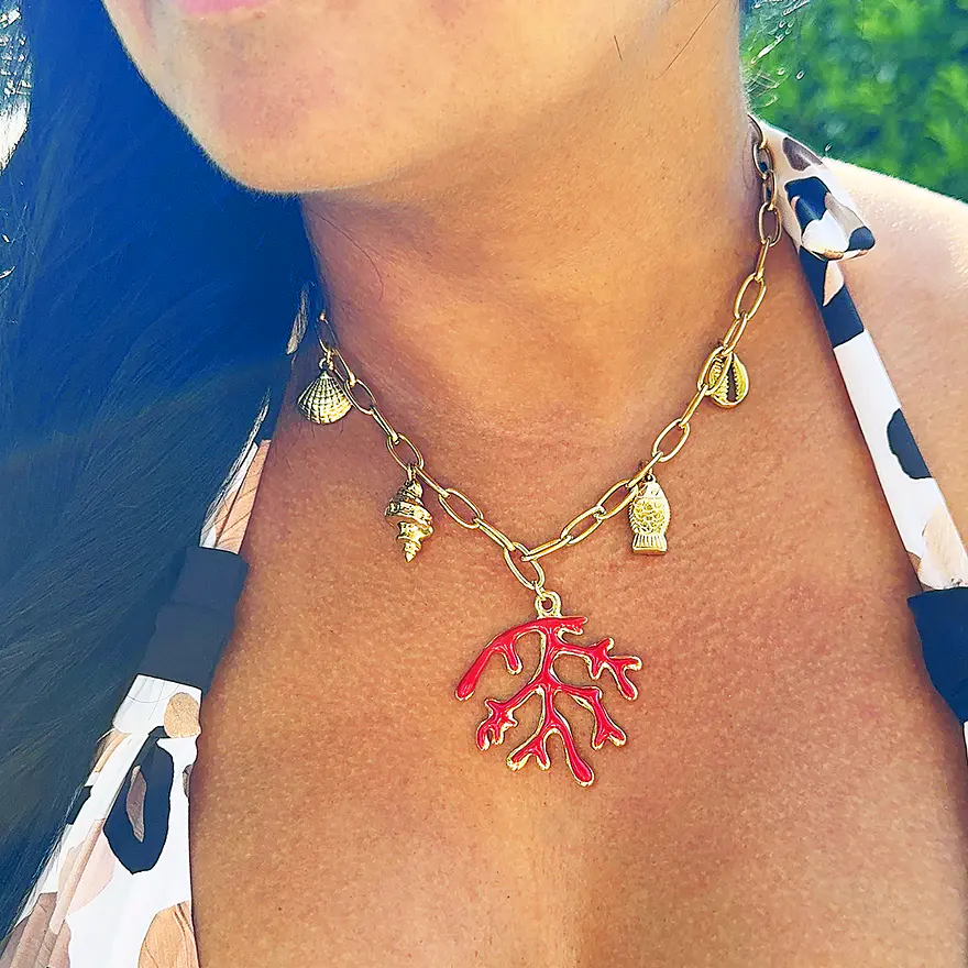 Colar Coral Encanto 3