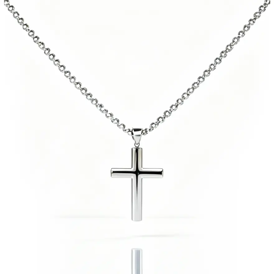Colar Etterno Prateado Masculino 1