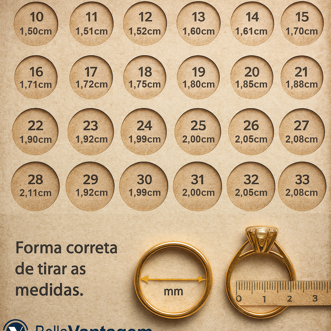 Anel Ares Dourado Masculino 3