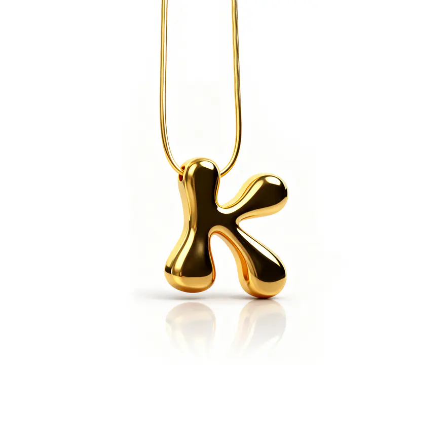 Colar Pingente Letras 1