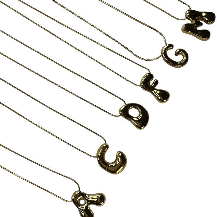 Colar Pingente Letras 3