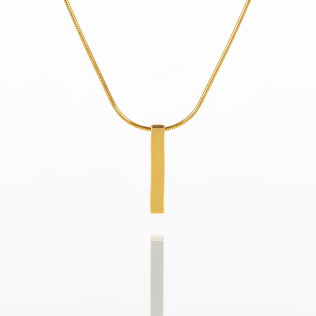 Colar Ponto Dourado Masculino 1