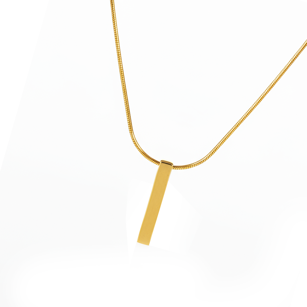 Colar Ponto Dourado Masculino 2