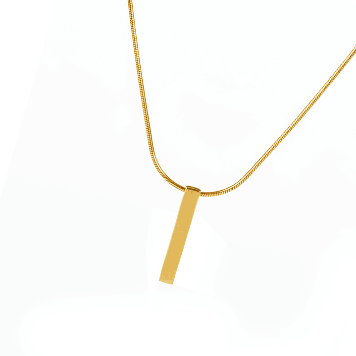 Colar Ponto Dourado Masculino 2