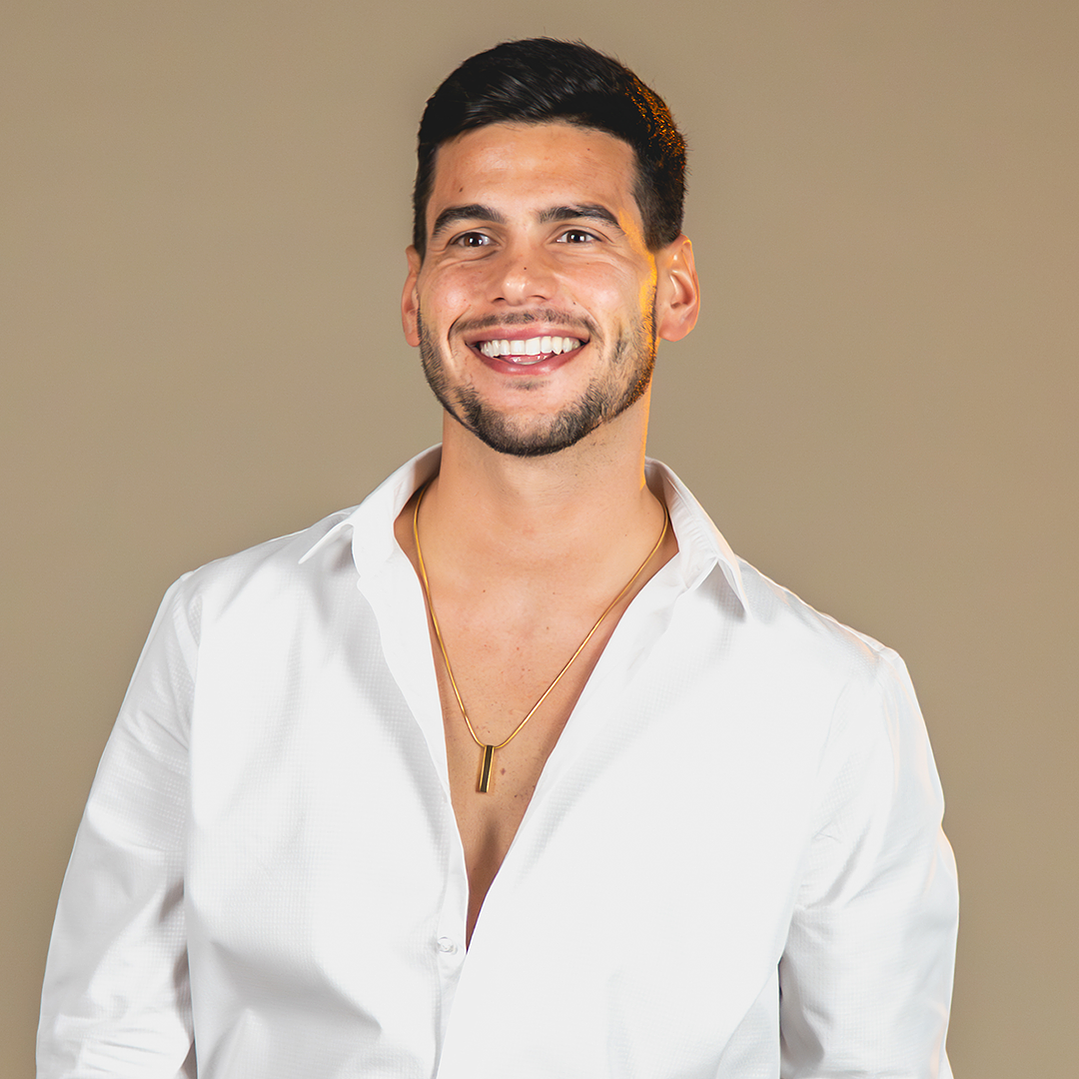 Colar Ponto Dourado Masculino 3