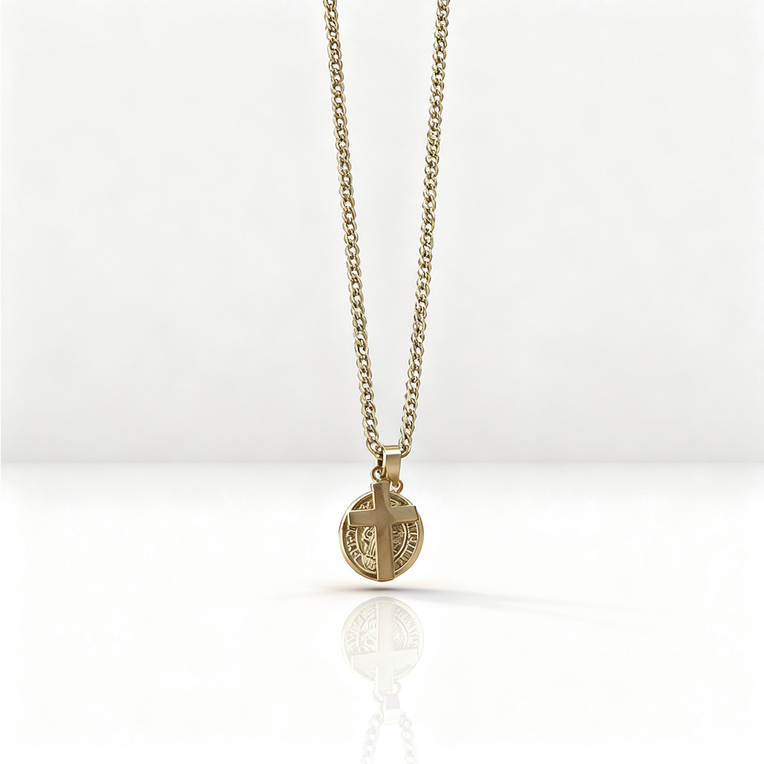 Colar Sanctus Dourado 1