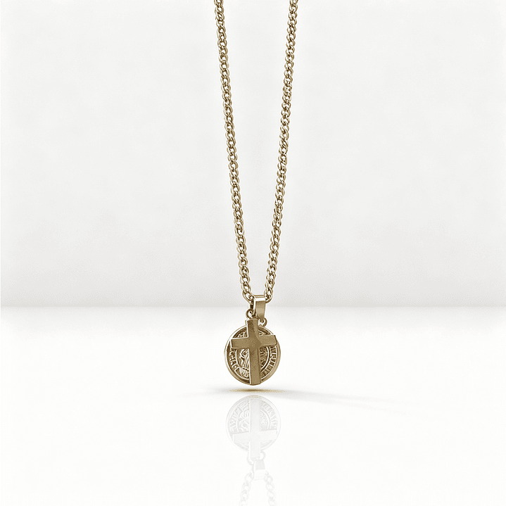 Colar Sanctus Dourado 1