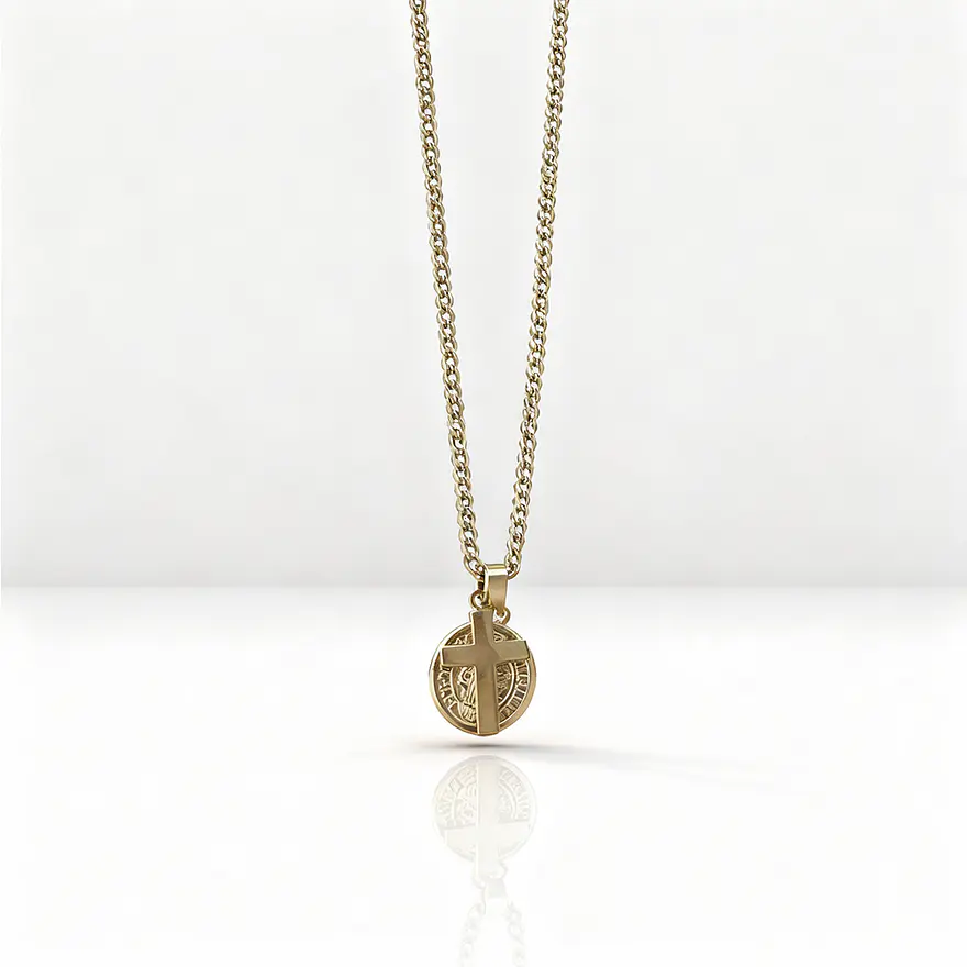 Colar Sanctus Dourado 1