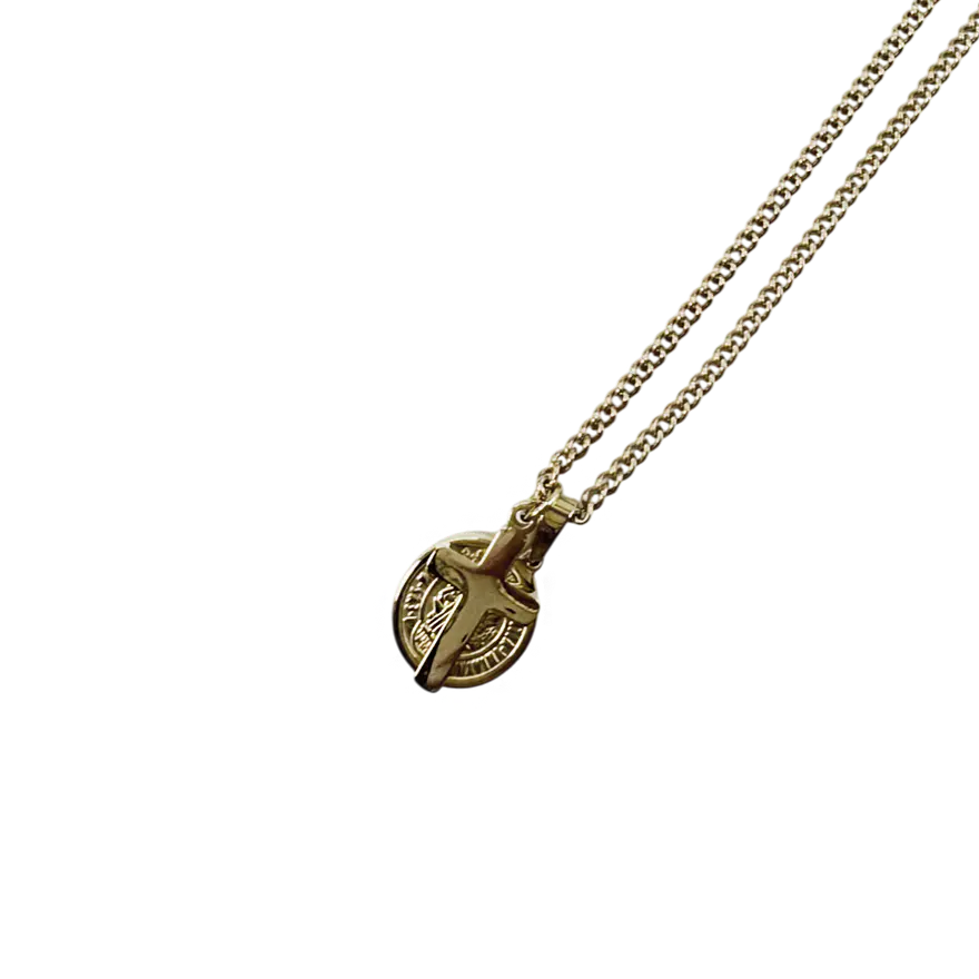 Colar Sanctus Dourado 3