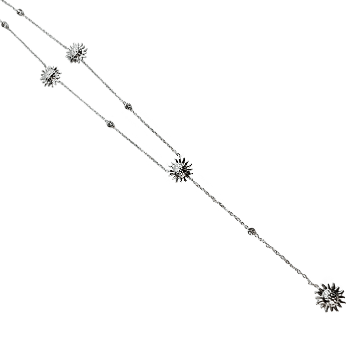 Colar Sole Prateado 3