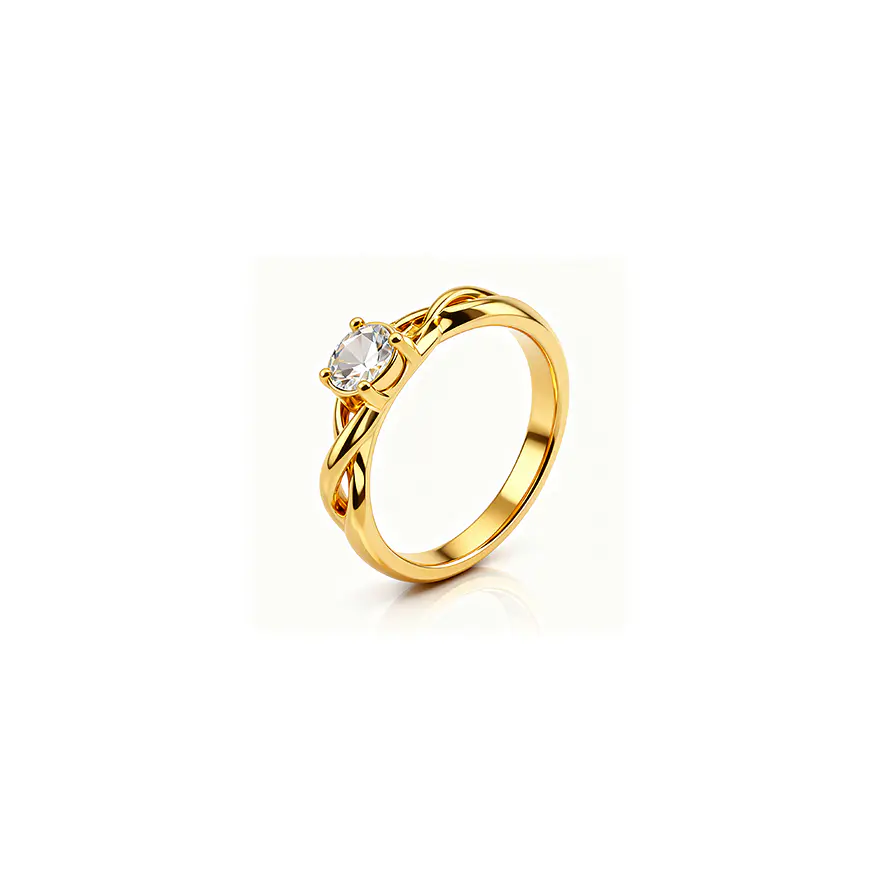 Anel Clarisse Dourado 1