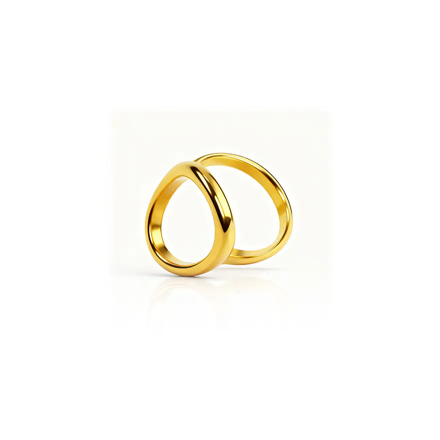 Anel Essence Dourado 1