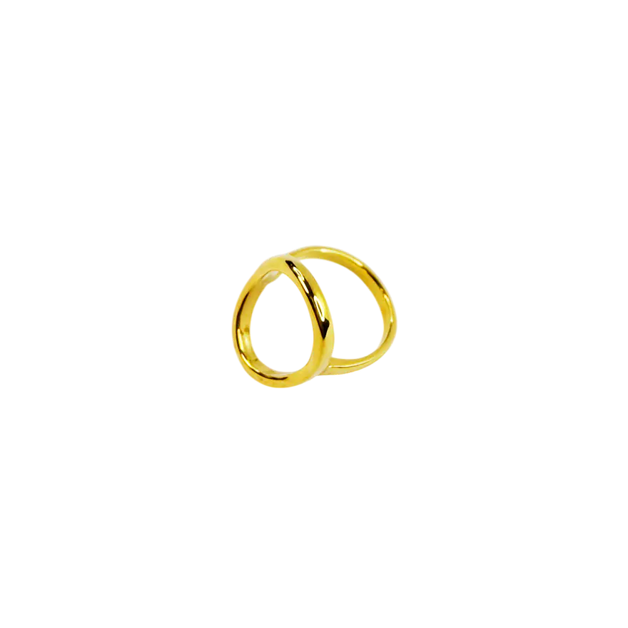 Anel Essence Dourado 3