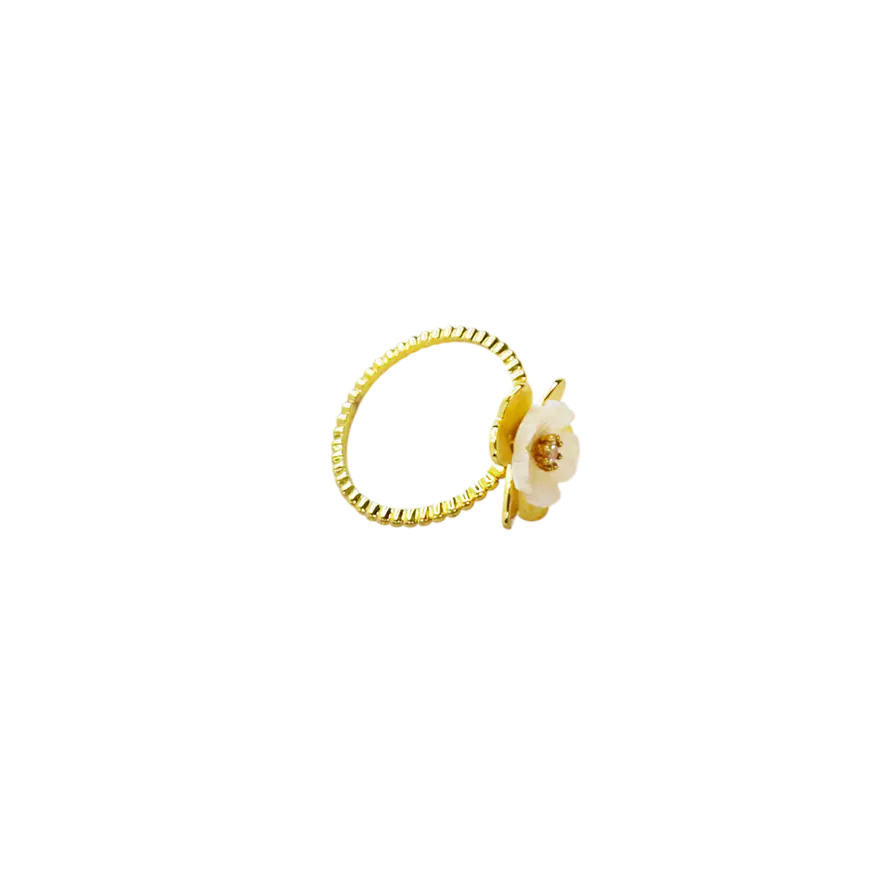 Anel Fiora Dourado 3