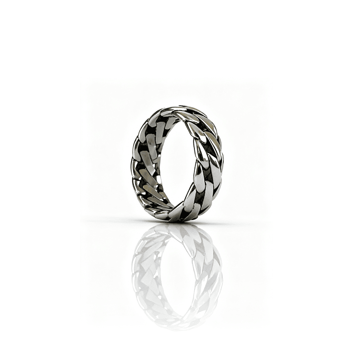 Anel Forge Prateado Masculino 2