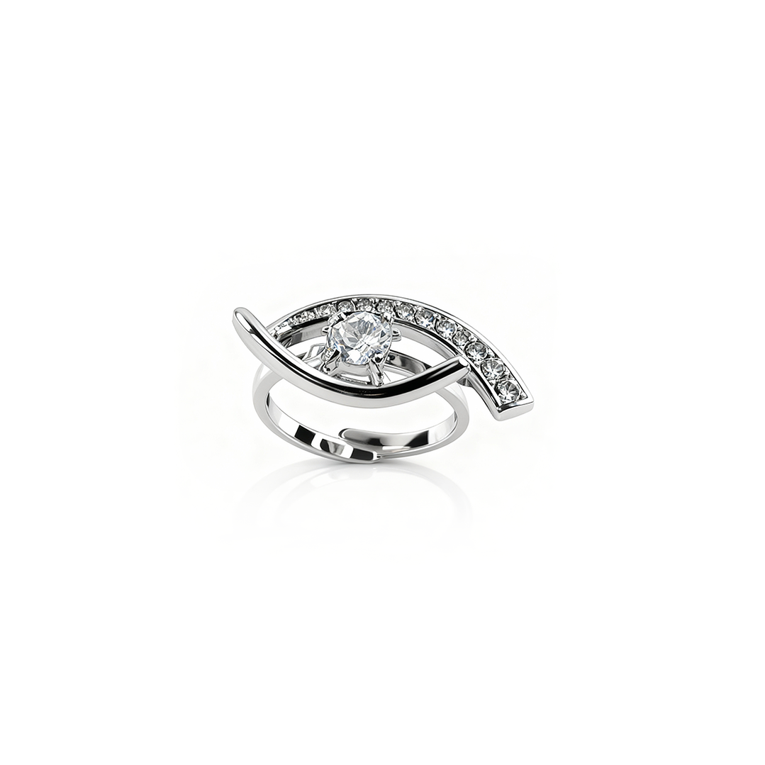 Anel Luaris Prateado 1